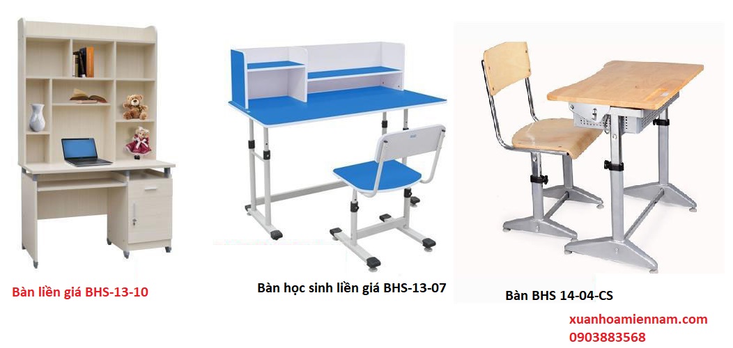 3 mẫu bàn ghế học sinh xuân hòa phổ biến