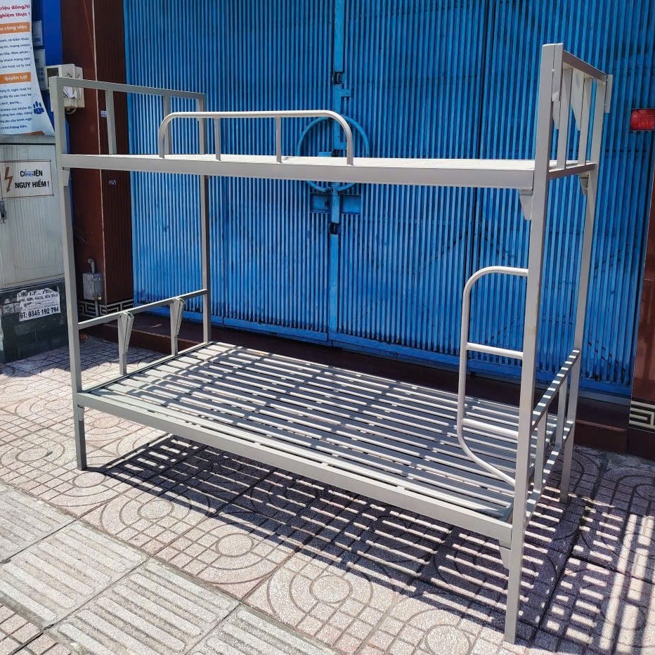 Giường tầng giát sắt có hòm đồ GTGS-1985BH
