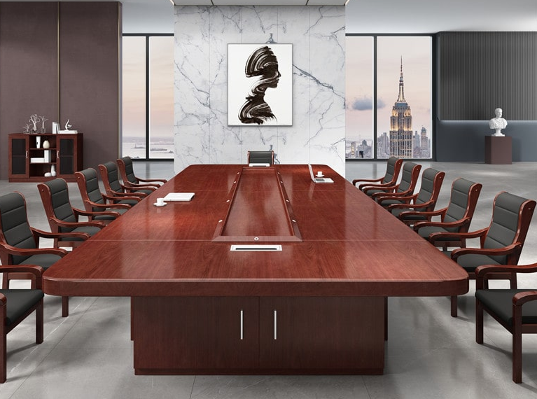 Bàn họp veneer sơn PU XBH-GV1