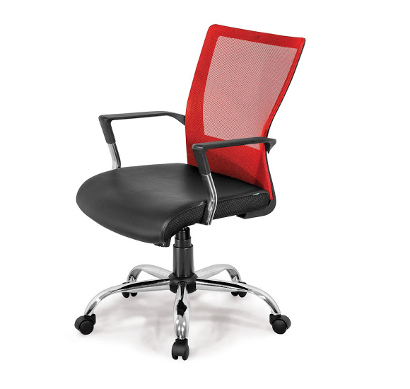 Ghế xoay lưới văn phòng GX402A-N chân nhựa