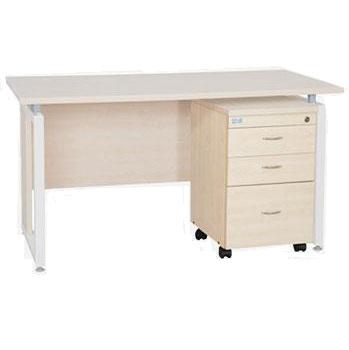 Bàn văn phòng kèm hộc tủ BVP-4S-12H