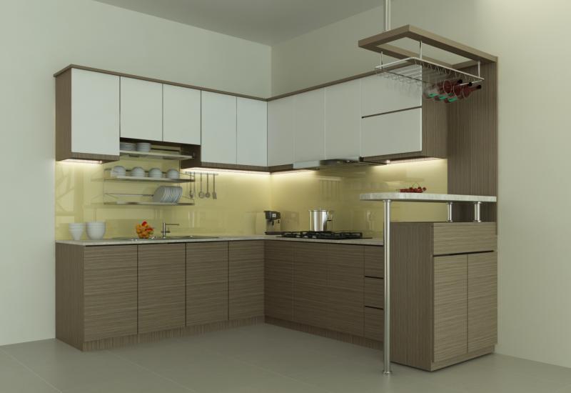 Tủ bếp chung cư TBG11